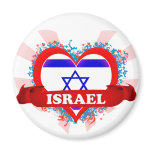 Vintage I Love Israel magnets