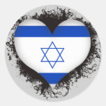 Vintage I Love Israel Stickers