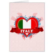 Vintage I Love Italy Cards