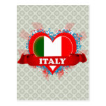 Vintage I Love Italy Postcard