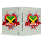 Vintage I Love Jamaica 3 Ring Binder