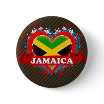 Vintage I Love Jamaica Pins