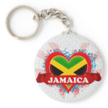 Vintage I Love Jamaica Keychains