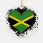 Vintage I Love Jamaica Ornaments