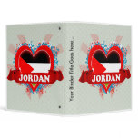 Vintage I Love Jordan 3 Ring Binder