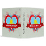 Vintage I Love Kazakhstan 3 Ring Binder