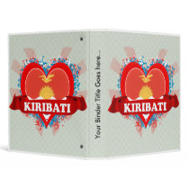 Vintage I Love Kiribati 3 Ring Binder