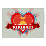 Vintage I Love Kiribati Card