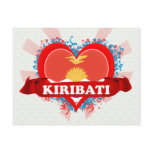 Vintage I Love Kiribati Postcard