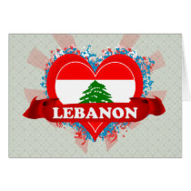Vintage I Love Lebanon Greeting Cards