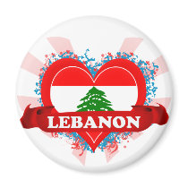 Vintage I Love Lebanon Magnets