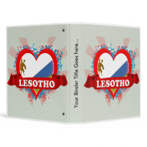 Vintage I Love Lesotho 3 Ring Binder