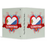 Vintage I Love Lesotho 3 Ring Binder