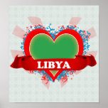 Vintage I Love Libya Posters