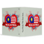 Vintage I Love Malaysia binders