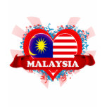 Vintage I Love Malaysia t-shirts