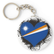 Vintage I Love Marshall Islands Keychains