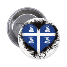 Vintage I Love Martinique Pin