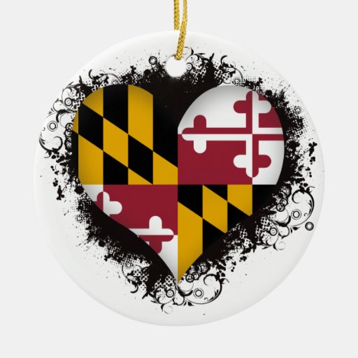 vintage i love maryland christmas ornaments zazzle vintage i love maryland christmas ornaments zazzle