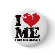 Vintage I Love Me! buttons by visualnewbie Vintage I Love Me! buttons