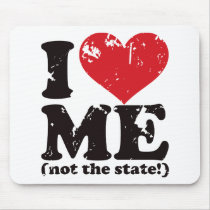 Vintage I Love Me! mousepads by visualnewbie Vintage I Love Me! mousepads