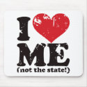 Vintage I Love Me! mousepads