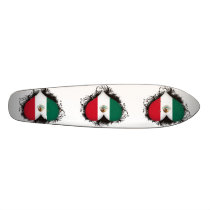 Vintage I Love Mexico Skate Board Deck