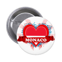 Vintage I Love Monaco Buttons