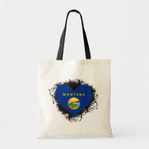 Vintage I Love Montana Bags