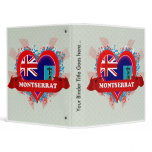 Vintage I Love Montserrat Binder