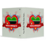 Vintage I Love Mozambique 3 Ring Binder