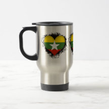 Vintage I Love Myanmar Mug