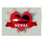 Vintage I Love Nepal cards