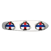 Vintage I Love Netherlands Antilles Skate Boards