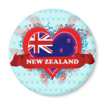 Vintage I Love New Zealand magnets