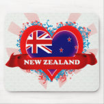 Vintage I Love New Zealand Mouse Pad