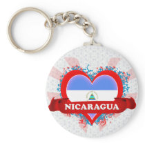 Vintage I Love Nicaragua Key Chains