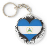 Vintage I Love Nicaragua Keychain