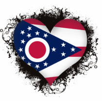 Vintage I Love Ohio Photo Sculpture