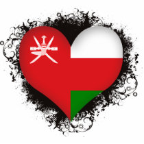 Vintage I Love Oman Acrylic Cut Outs