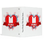 Vintage I Love Peru binders