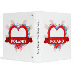 Vintage I Love Poland binders