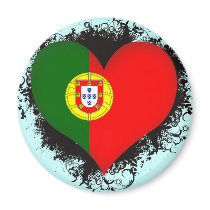 Vintage I Love Portugal Magnet