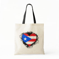 Vintage I Love Puerto Rico Tote Bag