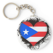 Vintage I Love Puerto Rico Keychains
