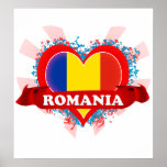 Vintage I Love Romania Posters