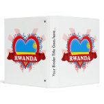 Vintage I Love Rwanda binders