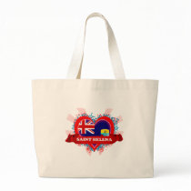 Vintage I Love Saint Helena Tote Bags