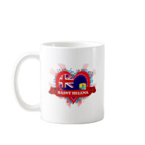 Vintage I Love Saint Helena Coffee Mugs