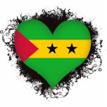 Vintage I Love Sao Tome and Principe Cut Out